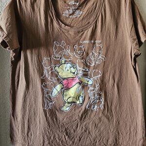 Disney Winnie the Pooh Brown T-Shirt